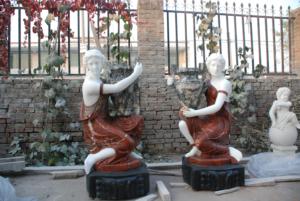 Statue de déesse grandeur nature en marbre blanc, personnalisée, pour jardin extérieur, figure grecque antique, jardinière, décoration de manoir, cour - Product Image 5