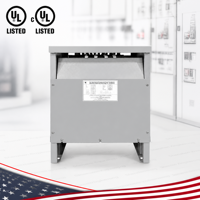 Transformateur de type sec homologué UL1561 UL5085, 480 V vers 120/240 V, phase divisée, à borne centrale, 5 kVA, 10 kVA, 15 kVA, 30 kVA, 50 kVA