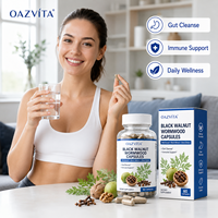 OAZVITA Extrait Naturel d'Armoise, de Noyer Noir et de Clou de Girofle – Complément Détoxifiant pour la Nettoyage Intestinal et le Soutien Immunitaire – Capsules d'Armoise et de Noyer Noir