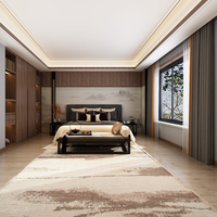 Conception d'intérieur de villa de luxe moderne, personnalisation complète de la maison, rendu 3D, solution de projet clé en main