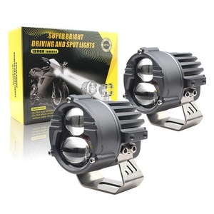 Super Bright 40W U30 LED Projector Lens Headlight Dual Color Automotive Spot Light Work Lamp Car Motorcycle for Jeep Fog Light - Product Image 1