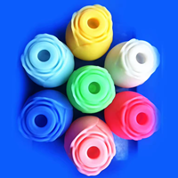 Großhandel Mini Rose Klitoris saugen Vibrator für Frauen weiblich leuchtende Rose Sexspielzeug USB-Netzteil Hot Selling Glow Dark Rose