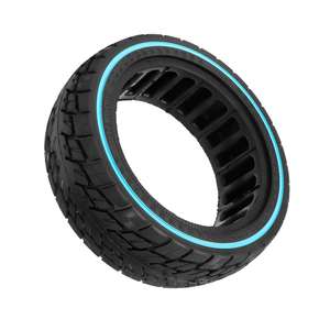 Pneu solide tout-terrain Ulip 8,5x2,5 avec cercle bleu pour trottinette électrique Dualtron Mini Speedway Leger Pro, pneu en caoutchouc alvéolé - Product Image 5