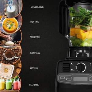 Blender <span class=keywords><strong>Homgeek</strong></span> Smoothie Maker 1450W Blender professionnel avec 8 vitesses réglables Contenant Tritan sans BPA de 2L et 4 programmes prédéfinis - Product Image 5