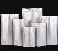 Sacs de conservation réutilisables en Mylar, pochettes verticales en aluminium Mylar avec étiquettes autocollantes pour aliments