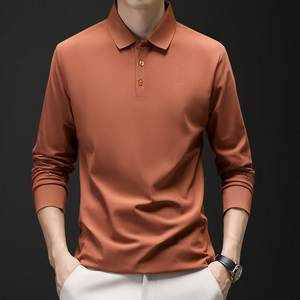 Người Đàn Ông Của Odm Thương Hiệu T-Shirt Cao cấp Cho Polo Dài Tay Rắn Màu Sắc Xl Kích Thước Dệt Vải Với In Mô Hình - Product Image 6