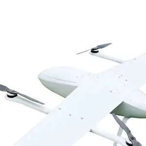 การออกแบบใหม่ปีกคงที่ระยะไกล Vtol Drone UAV สําหรับการบินทางไกลจัดส่งสินค้าการถ่ายภาพโรงงานในจีน