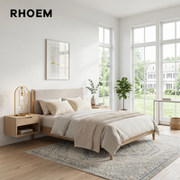 Lampe de table moderne en verre de style américain, avec cadre en laiton et abat-jour en verre double couche, personnalisable pour chevet et bureau, idéale pour les projets de villas.