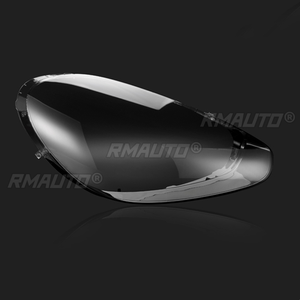 Pour Porsche Cayenne 2015 2016 2017 Cache-phare avant Coque de phare Masque de phare Lentille en verre Accessoires de voiture - Product Image 2