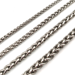 Cadena de Acero Inoxidable con Diseño de Keel de 3mm, 4mm, 5mm, Patrón Meander, Collar Unisex, Joyería, Regalo, Cadena para Suéter - Product Image 5