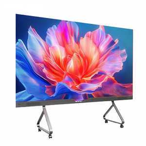 Popular high-resolution LED video <b>wall</b> with a freestanding mobile design and custom indoor stand suitable for conference rooms - Product Image 2