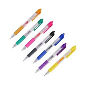 Hot Selling Custom Logo Neutral Ink Gel <b>Pen</b> Cheap Hotel Customization Blue Red Ink 0.5mm Writing Width Plastic Click Promotions - Product Image 6