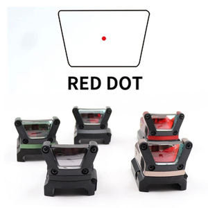 Mở nhỏ gọn Red Dot Sight Auto-off quang học Top mở-emitter topless phạm vi ba chiều với tấm cơ sở và phổ 20 mét gắn kết - Product Image 4