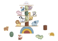 Juguetes apilables de madera para niños, bloques de construcción de equilibrio Animal, juguetes educativos de madera para niños