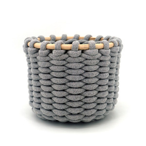 Boîte de rangement de bureau en feutre carrée, petite, écologique, tissée, multifonctionnelle, design classique - Product Image 6