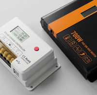 Kit de Sistema de Energía Solar Fuera de la Red Personalizable de 300W MPPT, Batería de 12V 200Ah Libre de Mantenimiento con Inversor de 700W