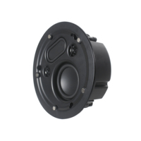 Haut-parleur de plafond ultra mince de 85mm avec double tweeter et radiateur de basse pour haut-parleur de musique de fond de restaurant moderne