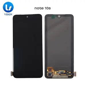 Layar Sentuh LCD AMOLED, Layar Asli Tampilan LCD untuk Xiaomi Redmi Note 10S 4G 5G LCD