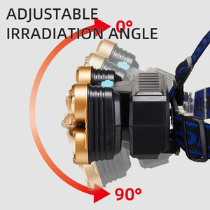 USB Rechargeable IP44 Waterproof Lightweight LED 6000K Daylight Night Fishing <strong>Running</strong> Headlamp Dual-Use Four Light Source <strong>Sensor</strong> - Product Image 6