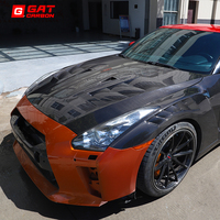 Capot moteur en fibre de carbone préimprégnée de style supérieur 2017 Plus GT-R (R35) pour Nissan GTR R35 – Pièces de tuning et de relooking extérieur