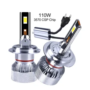 Luz LED para Carro 110W H1 H3 H4 H7 H11 9005 9006 Luz LED para Carro Automotivo H11 Luzes LED H1 H3 H4 H7 H11 H13 Luzes LED para Carros H11