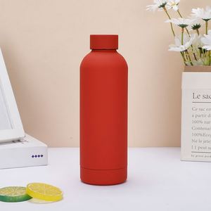 Large Capacity Vacuum Insulated <b>Thermos</b> <b>Bottle</b> Small Mouth Stainless Steel Outdoor Sports Travel Water Cup Cold Drink - Product Image 2