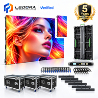 Mur vidéo LED modulaire en aluminium 7680Hz à taux de rafraîchissement élevé, 5000 nits, P3.91, 65536 points, pour la scène de festival