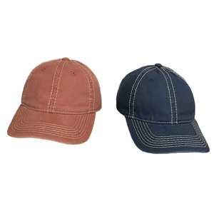 Venta al por mayor de gorras de béisbol en blanco personalizadas 6 paneles de algodón liso Casual sombrero de sol gorra de béisbol para hombres y mujeres - Product Image 5