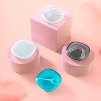 Boîte de rangement en plastique transparente pour le stockage des bijoux et des aligneurs de retenue dentaire