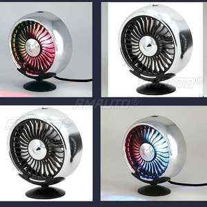 12V Mini Fan for Car and Desk 5V <b>USB</b> Base Portable with Strong Wind for Summer <b>Heat</b> Relief - Product Image 3