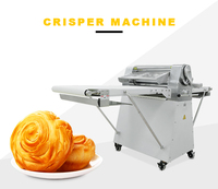 Machine automatique à feuilleter la pâte feuilletée, machine à feuilleter la pâte à pizza, le pain, le croissant, machine à feuilleter la pâte pour la cuisson