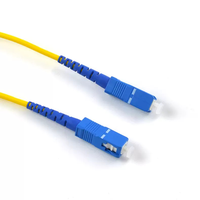 Factory Price LC / UPC - SC / UPC Single Mode Jumper Optical Fiber Communication Cable Simplex Fiber Patch Cord
