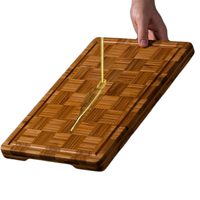 Nouveau Design Bambou À Découper Panneau Naturel Bambou Cuisine Hachoir À Légumes Fin Grain Planche à Découper