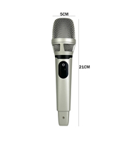 Microphone dynamique filaire cardioïde GAM-AT106 Greenaudio micro clair adapté à la parole de chant