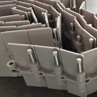 Chaîne à feuilles plates en plastique Wanang 820-K450 pour convoyeurs à bande