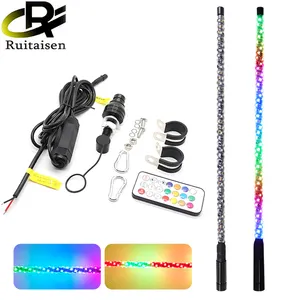 Ruitaisen LED Rock Light Can Sync With Dancing Whip Waterproof Led Lighting for 4x4 ATV UTV RZR OFF ROAD TRUCK Under Light