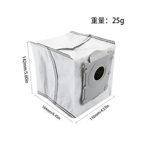 Bolsa de polvo compatible con Deebot Mini K11942, filtro desechable no tejido para robot aspirador doméstico - Product Image 4