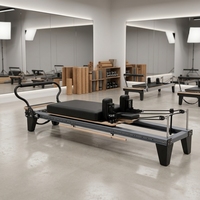 Machine de Pilates Reformer à rail complet, durable, avec logo personnalisé, cadre en alliage d'aluminium, équipement de fitness pour studio, OEM ODM