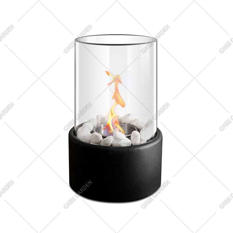 ミニセメント暖炉コンクリート卓上ファイヤーピットファイヤーボウル
