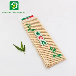 Tapete de enrolamento de bambu de grau alimentício feito à mão com preço barato