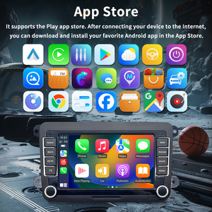 CARUPEZ 7 pollici universale Android Car Stereo per <span class=keywords><strong>Volkswagen</strong></span> <span class=keywords><strong>VW</strong></span> OEM stile di navigazione unità principale DSP GPS 8581/7862 8core Scirocco - Product Image 6