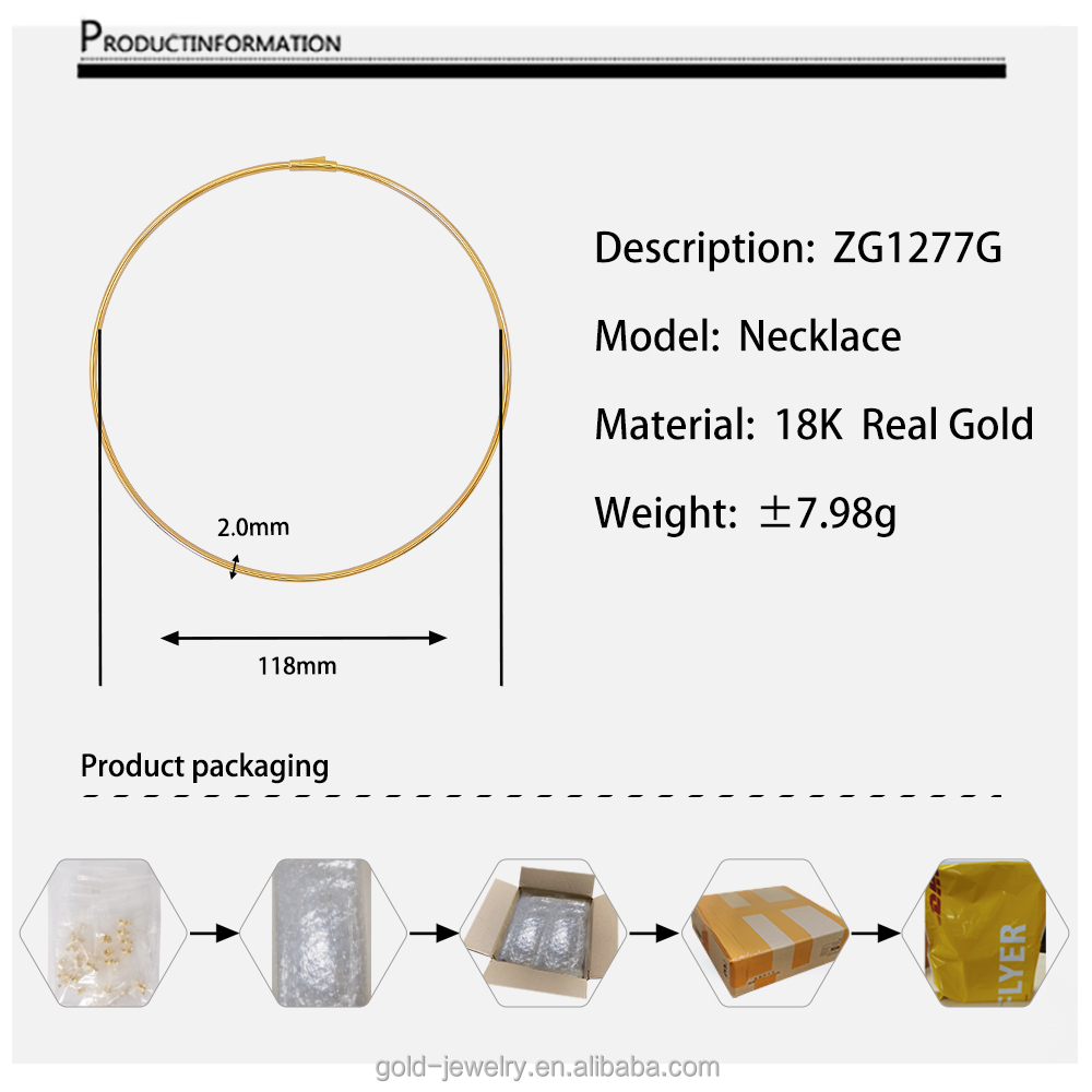 18K Yellow gold