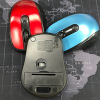 Ratón inalámbrico para juegos de 2.4GHz con DPI ajustable, 4 botones, ratón óptico inalámbrico para jugadores con receptor USB para PC, computadora portátil