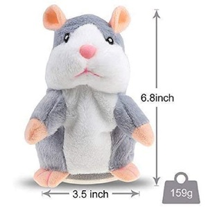 Bán Buôn Talking Record <span class=keywords><strong>Plush</strong></span> Đồ Chơi Tương Tác Talking <span class=keywords><strong>Hamster</strong></span> <span class=keywords><strong>Plush</strong></span> Đồ Chơi Lặp Lại Những Gì Bạn Nói Vui Kids Nhồi Bông Đồ Chơi - Product Image 2