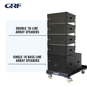 Système audio PA complet GRF Passive Dual avec enceintes Line Array <span class=keywords><strong>10</strong></span> pouces, subwoofer 18 pouces pour événements en plein air et églises - Product Image 2