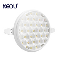 Bomlook — panneau lumineux à led 18w, intensité variable, sans cadre, lampe ronde, nouveau design