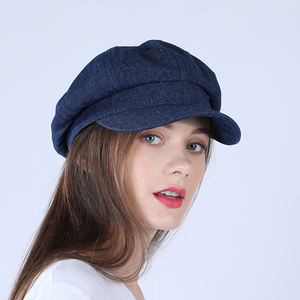 <span class=keywords><strong>Amazon</strong></span> Se vend bien Nouveau béret en jean de haute qualité pour femmes béret - Product Image 1