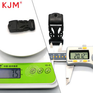 حزام نايلون معاد تدويره متعدد الألوان من KJM مع إبزيم مزدوج قابل للتعديل 18 مم للأنشطة الخارجية والتنزه - Product Image 5