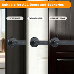 Serrure <span class=keywords><strong>de</strong></span> <span class=keywords><strong>porte</strong></span> intelligente contrôlée par application Tuya <span class=keywords><strong>Code</strong></span> numérique biométrique empreinte digitale <span class=keywords><strong>poignée</strong></span> intelligente pour portes en bois stockage <span class=keywords><strong>de</strong></span> données en nuage - Product Image 3
