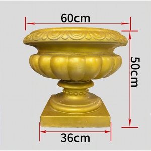 Đúc sẵn vòng bê tông hoa nồi khuôn, nhựa xi măng Châu Âu-phong cách vườn mô hình trang trí, Roman cột trang trí - Product Image 3